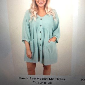 Blue dress. Size 10/12. NWT